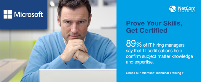 Microsoft: Prove Your Skills, Get Certified